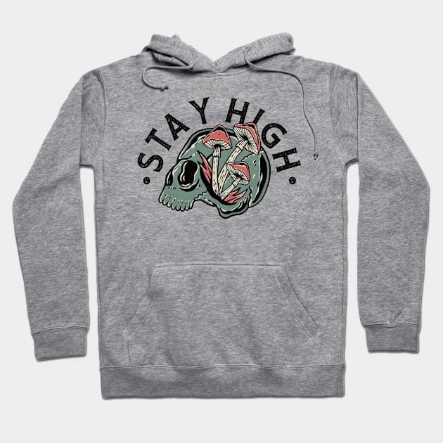 Stay high Hoodie by Fabecco Designs